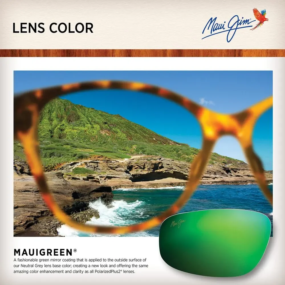 NWT Maui Jim Unisex Wrap Sunglasses Grey M